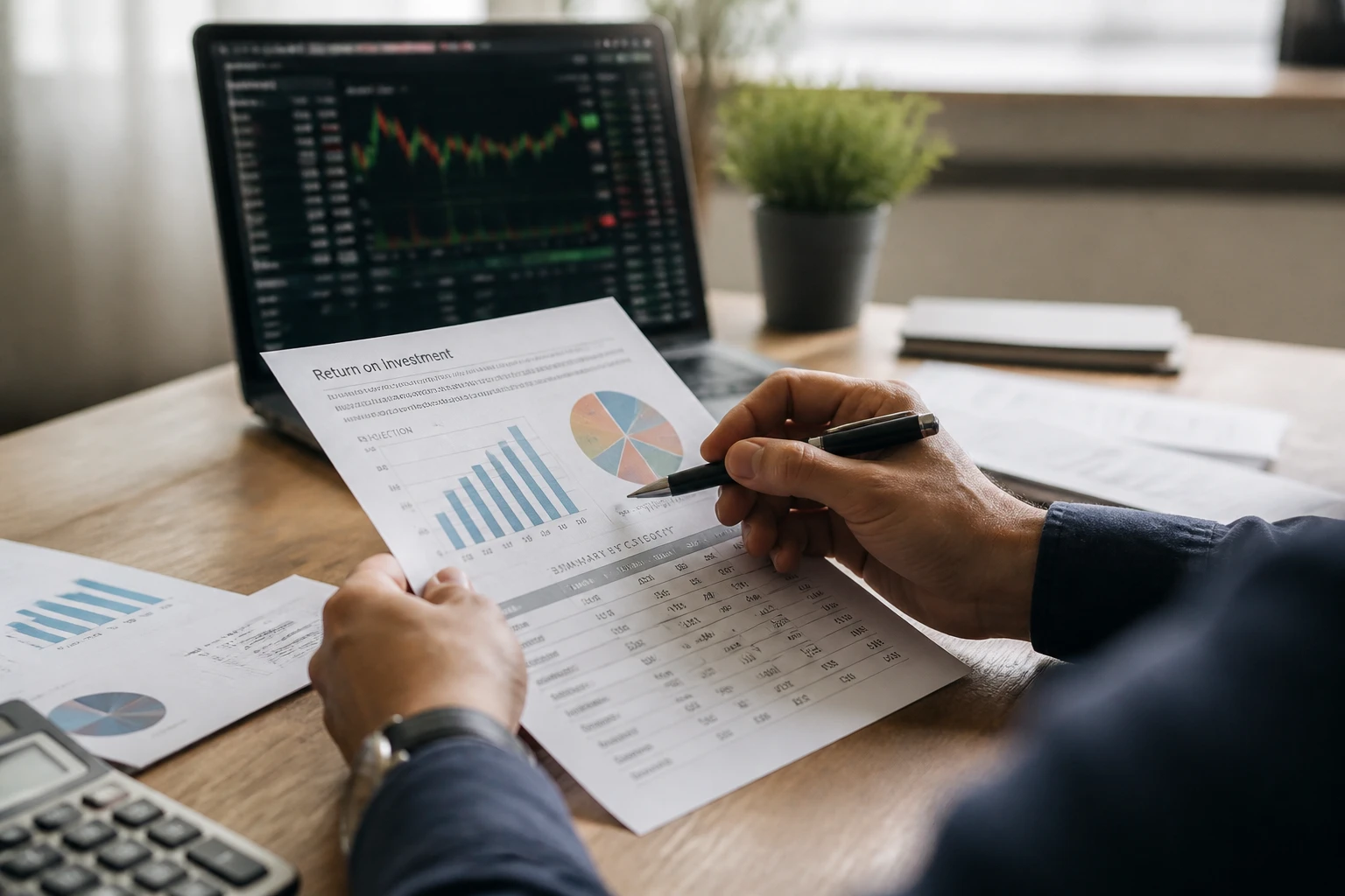 Investisseur particulier analysant des dossiers de start-ups sur une plateforme de crowdequity